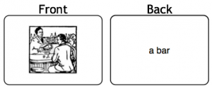 Picture - Noun Cards for bar